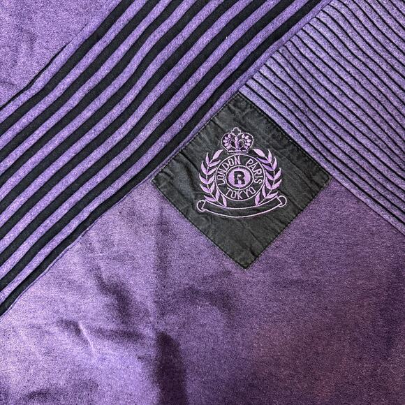 VTG Purple Crew Neck Sweatshirt Ricardo Men's Size Large - Picture 4 of 5